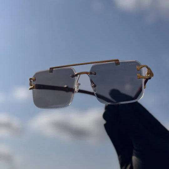 Luxury UV Leopard Photo sun Pattern Glasses